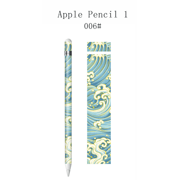Apple Pencil 2nd & 3rd Gen Skin Stickers (5-Pack) Model 8