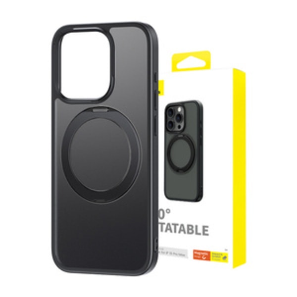 Magnetisk telefoncover til iPhone 15 ProMax Baseus CyberLoop Series (sort)
