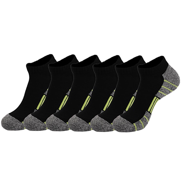 3 par sportsockor Svart