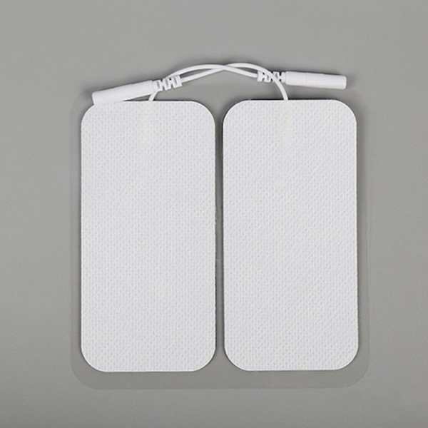 INF 10-pak TENS/EMS elektrodepuder - Elektroder til massageinstrumenter Hvid 5 x 9 x 0.5 cm