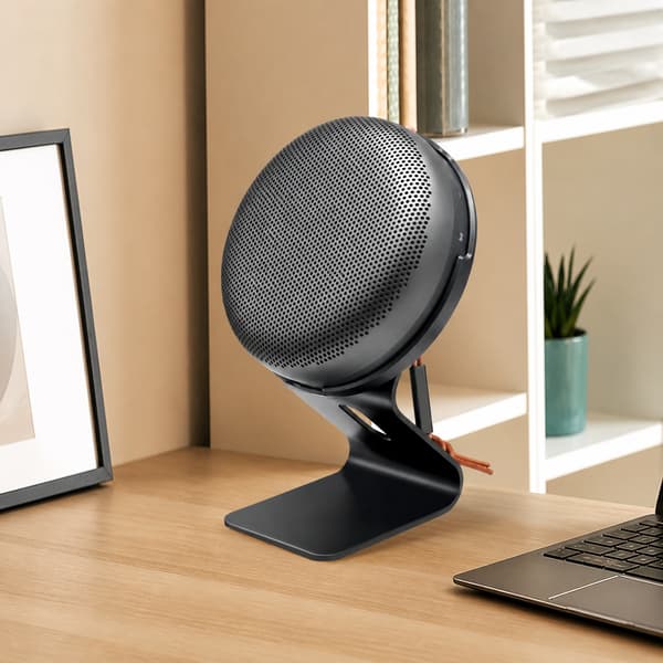 Högtalarställ kompatibelt med Beosound A1 2nd Gen och Beosound A2, med halkskydd och skyddande vaddering Silver Silver