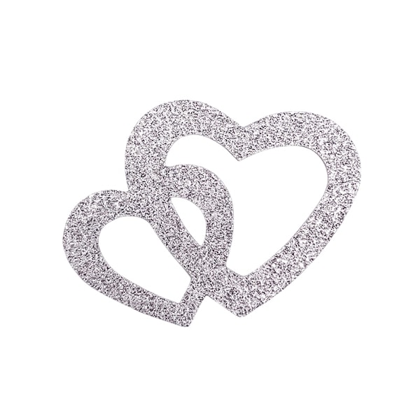 50 stk. elegant bryllups- og festpynt Silver Silver