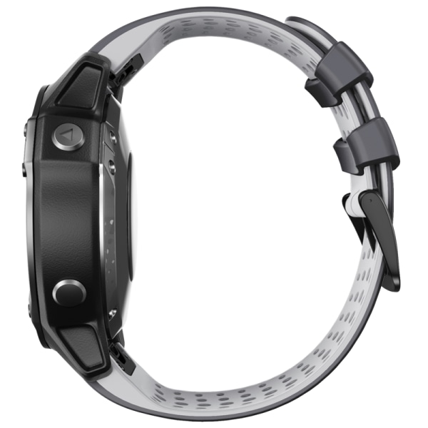 Kellonranneke Garmin Fenix 6X (26 mm) Silikoni musta/harmaa