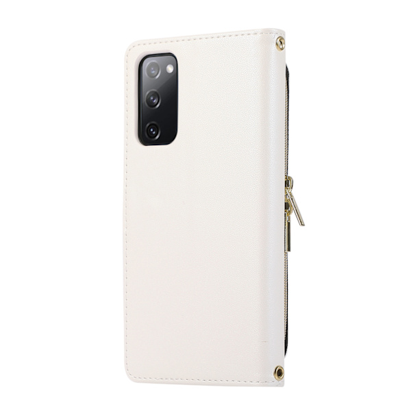 Zipper Flip Phone Case - Pung etui med kreditkortplads Samsung S20 FE