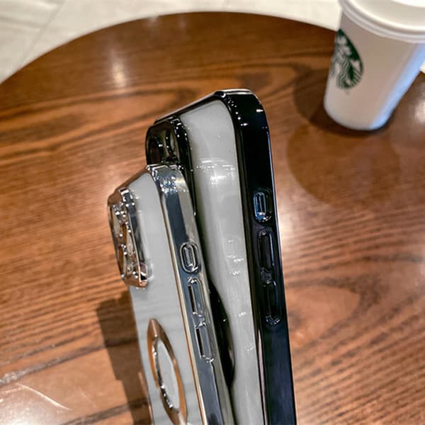 Puhelinkotelo kameran linssisuojalla Silver iPhone 14 Silver