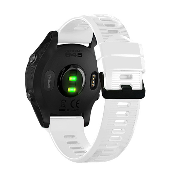 Silikonarmband för Garmin Forerunner 945/935/955/Fenix 7 Vit