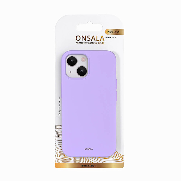 Mobilskal Silikon Purple - iPhone 13 /14