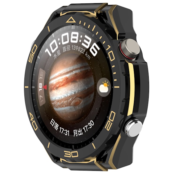 Transformer din Huawei Watch 4 Pro med et mesterligt etui Sort