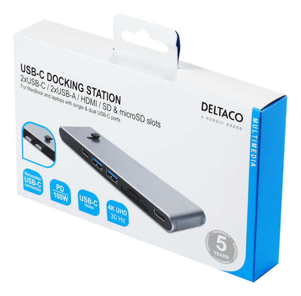 USB-C docking station, HDMI/SD/mSD reader,works with MacBook