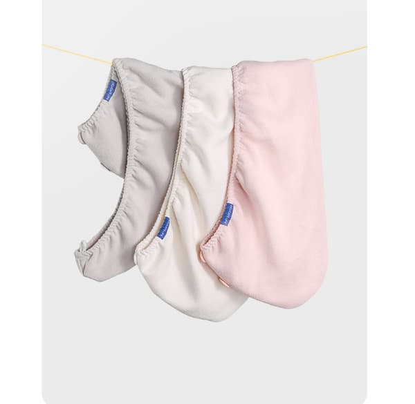 Hårttørrehætte i mikrofiber, hurtigtørrende håndklæde til hårindpakning White White