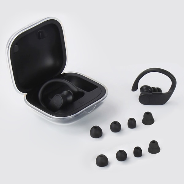 Ørepropper 3,8 mm Beats Powerbeats Pro/Powerbeats 3/Powerbeats 4 Sort