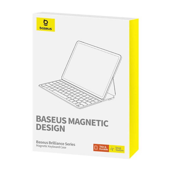 Magnetisk tangentbordsfodral Baseus Brilliance forPad 10,2" (svart)