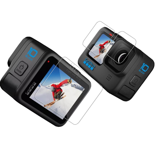 GoPro HERO 10 sort skærmbeskytter