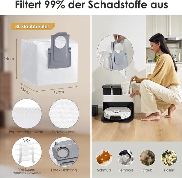 Lisävarustesarja Xiaomi Roborock S7 Pro Ultralle/S7 MaxV Ultralle