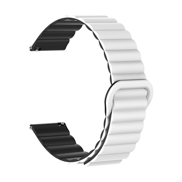 Klockarmband - Svartvitt - 20mm