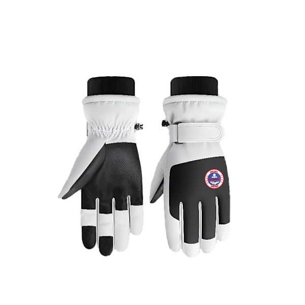 Tech Handskar med Arctic Fleece Foder M Vit