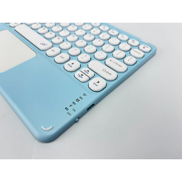 Bluetooth-tangentbordsfodral för Samsung Galaxy Tab S6 Lite Blue Blue