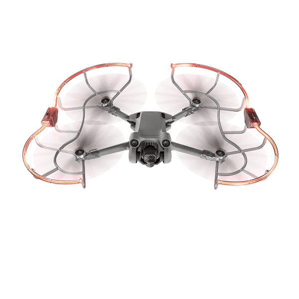 Propellerskydd för DJI Mini 3-serien Night Flying med LED Transparent Transparent