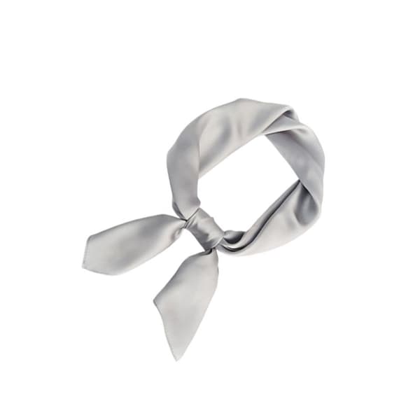 Elegant firkantet tørklæde LightGrey LightGrey