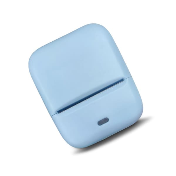 Mini Bluetooth-tatoveringsprinter – trådløs termoprint, 203 dpi og 48 mm, til designforberedelse i studie, hjemme og udendørs Blue Blue