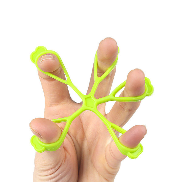Fingersträckare fingertränare 3-pack Grön 11 / 8.8 / 6.6 LB