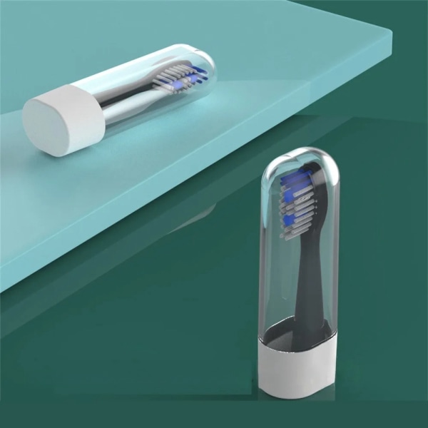 Skyddsfodral för borsthuvudet Elektriska tandborsthuvuden Transp Transparent