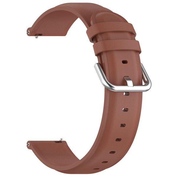 22 mm læder sportsbånd kompatible med CMF BY NOTHING Watch Pro Brun