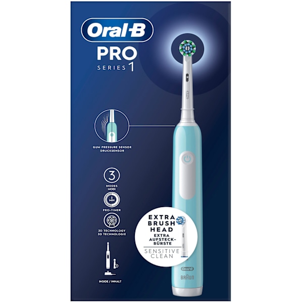 Eltandborste Pro1 Turquoise + Extra Refill