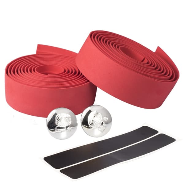 Halkskyddad cykelstyrtejp (4-pack) Red Red