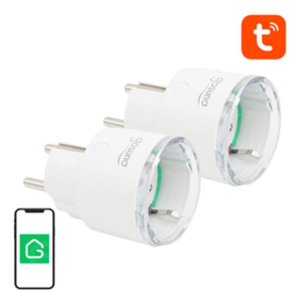 Smart stik WiFi Gosund SP111 3680W 16A, Tuya 2-pak