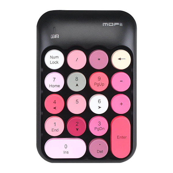 Langaton MOFII numeronäppäimistö X910 musta+punainen