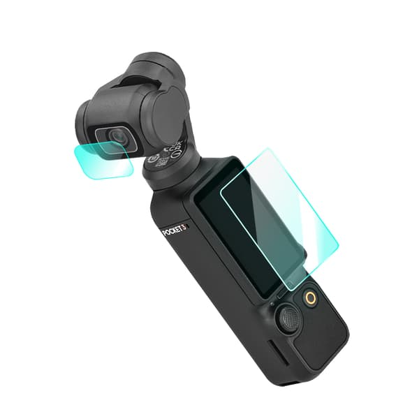 Objektivskydd i härdat glas för DJI Osmo Pocket 3 Transparent Transparent