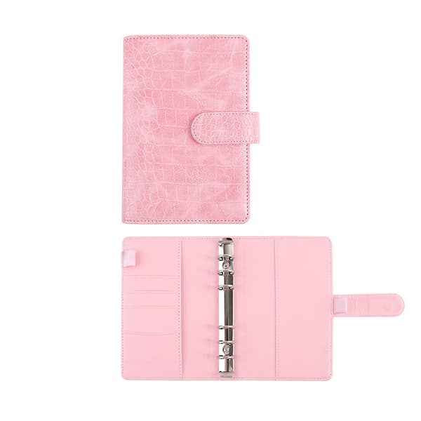 A6 Budgetbinder med Pengekuverter Pink Pink