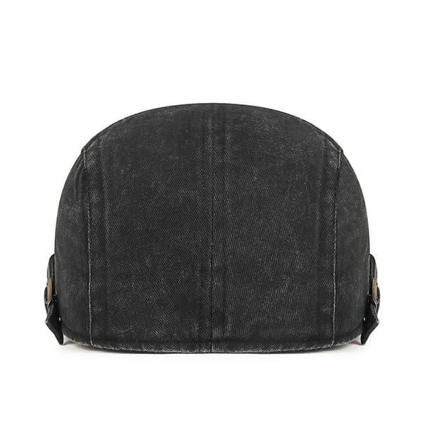 Vintage Vasket Baseball Cap Black Black
