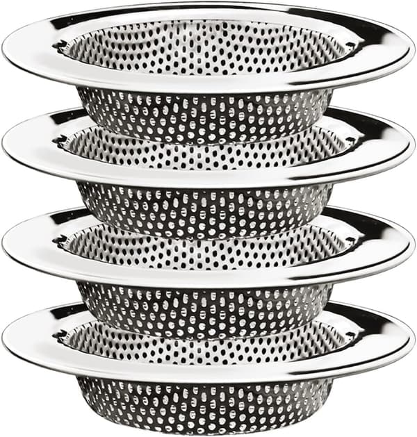 Diskbänkssilpropp för Avlopp, 4-pack - Ytterdiameter 11,2 cm
