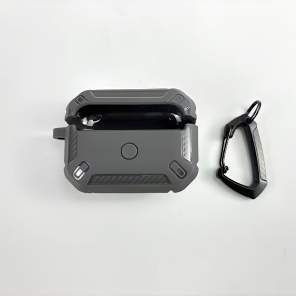 Suojakotelo AirPods Prolle Musta + harmaa