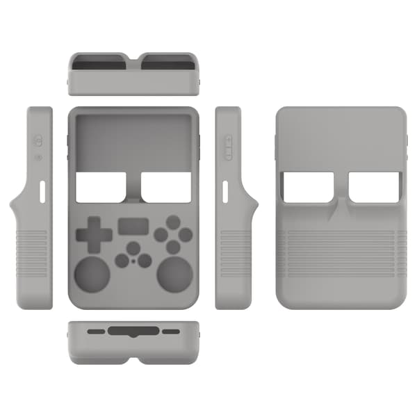 ANBERNIC R36S silikonisuojakotelo - Enhanced Grip Grey Grey