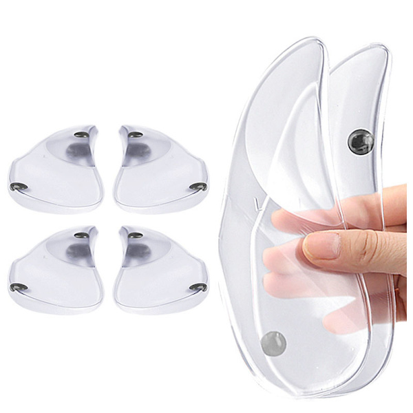 Magnetiska fotvalvsstöd för plattfot, 2 par - Transparent S