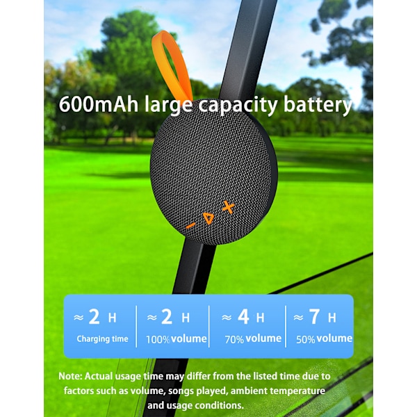 Magnetisk Bluetooth Vattentät Högtalare Black Black