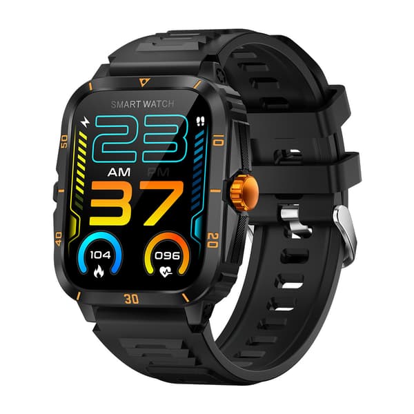 Smartwatch med sundhedsovervågning og fitnesstracking