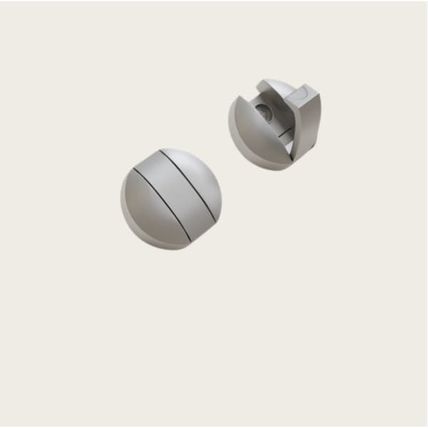 Osynlig fällbar väggkrok utan borrning i zinklegering för platsbesparing och dold upphängning, kompakt 6.5cm x 6.5cm x 1.5cm Silver Silver