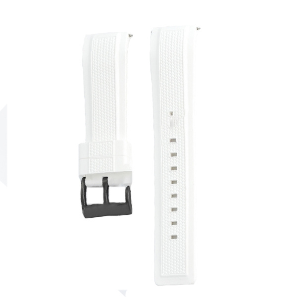 Klockarmband i Silikon för Huawei GT5/GT4/Watch4 Vit+svart 20 mm