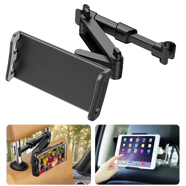 INF Taitettava teline autoon puhelimelle ja tabletille 4-11"
