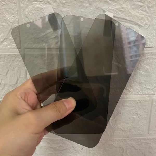 Anti-Spy karkaistu lasi näytönsuoja iPhonelle (2 kpl) iPhone 13 Pro max