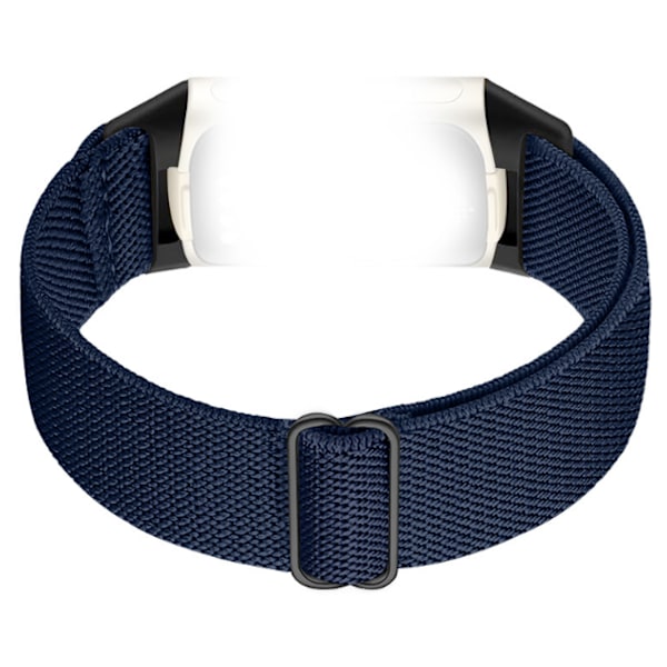 Klockarmband i Nylon för Fitbit Charge 5/6 Marinblå