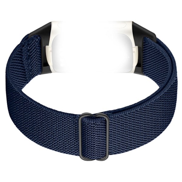 Slitstarkt Nylonarmband för Fitbit Charge 5/6 - Aktivitetsarmband Marinblå