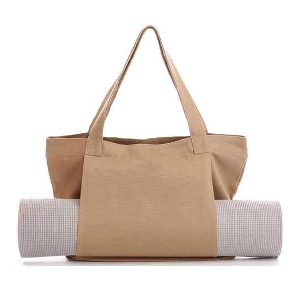 Kangaskassi joogamatolle, naisille, ulkoiluun Beige Beige