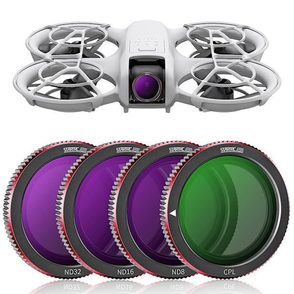 DJI NEO filterset för drönare: ND8, ND16, ND32