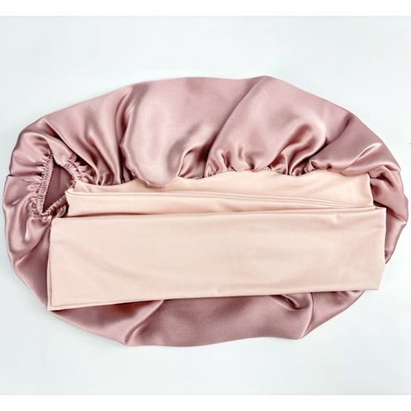 INF Nattmössa Sovmössa i 100% mullbärssilke Rosa