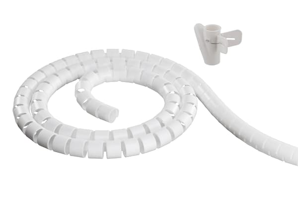 Nylon wire tube, 25mm diameter tool included, 10m, white
